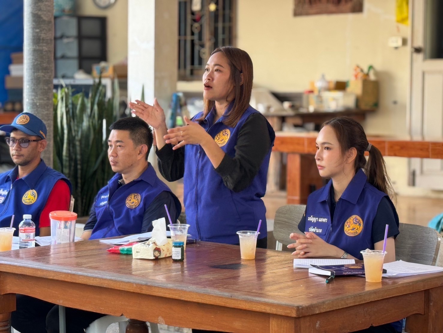 การประชุมเลือกคณะกรรมการหมู่บ้านผู้ทรงคุณวุฒิ (กม.) หมู่ที่ 1-6 ตำบลไทรม้า อำเภอเมืองนนทบุรี จังหวัดนนทบุรี