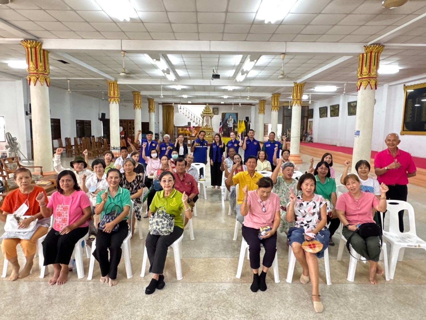 การประชุมเลือกคณะกรรมการหมู่บ้านผู้ทรงคุณวุฒิ (กม.) หมู่ที่ 1-6 ตำบลไทรม้า อำเภอเมืองนนทบุรี จังหวัดนนทบุรี
