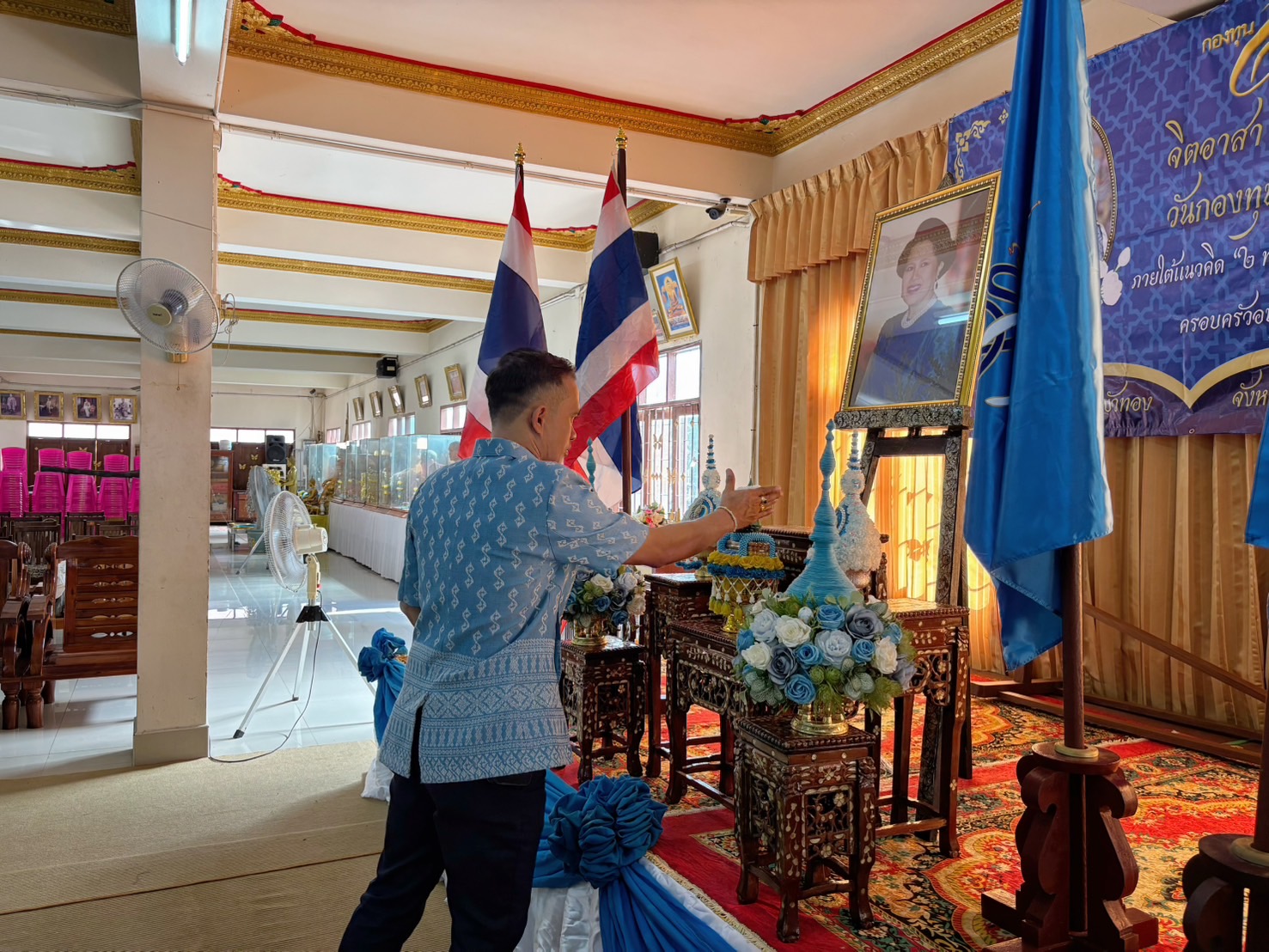 พช.บางบัวทอง พร้อมกับภาคีเครือข่ายกองทุนแม่ของแผ่นดินอำเภอบางบัวทอง จัดกิจกรรมจิตอาสา ๒๕ พฤศจิกายน วันกองทุนแม่ของแผ่นดิน ภายใต้แนวคิด “๒ ทศวรรษ กองทุนแม่ของแผ่นดิน ครอบครัวอบอุ่น ชุมชนเข้มแข็ง”