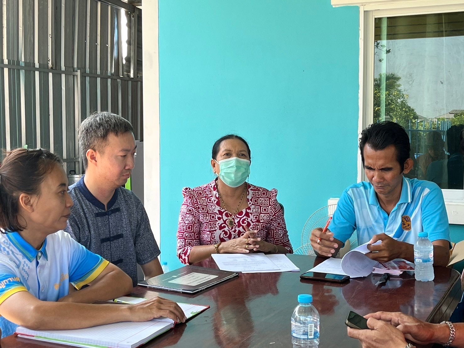 “สพอ.ไทรน้อยลงพื้นที่ติดตามและสนับสนุนการดำเนินงานกองทุนชุมชน“ พฤศจิกายน ๒๕๖๗