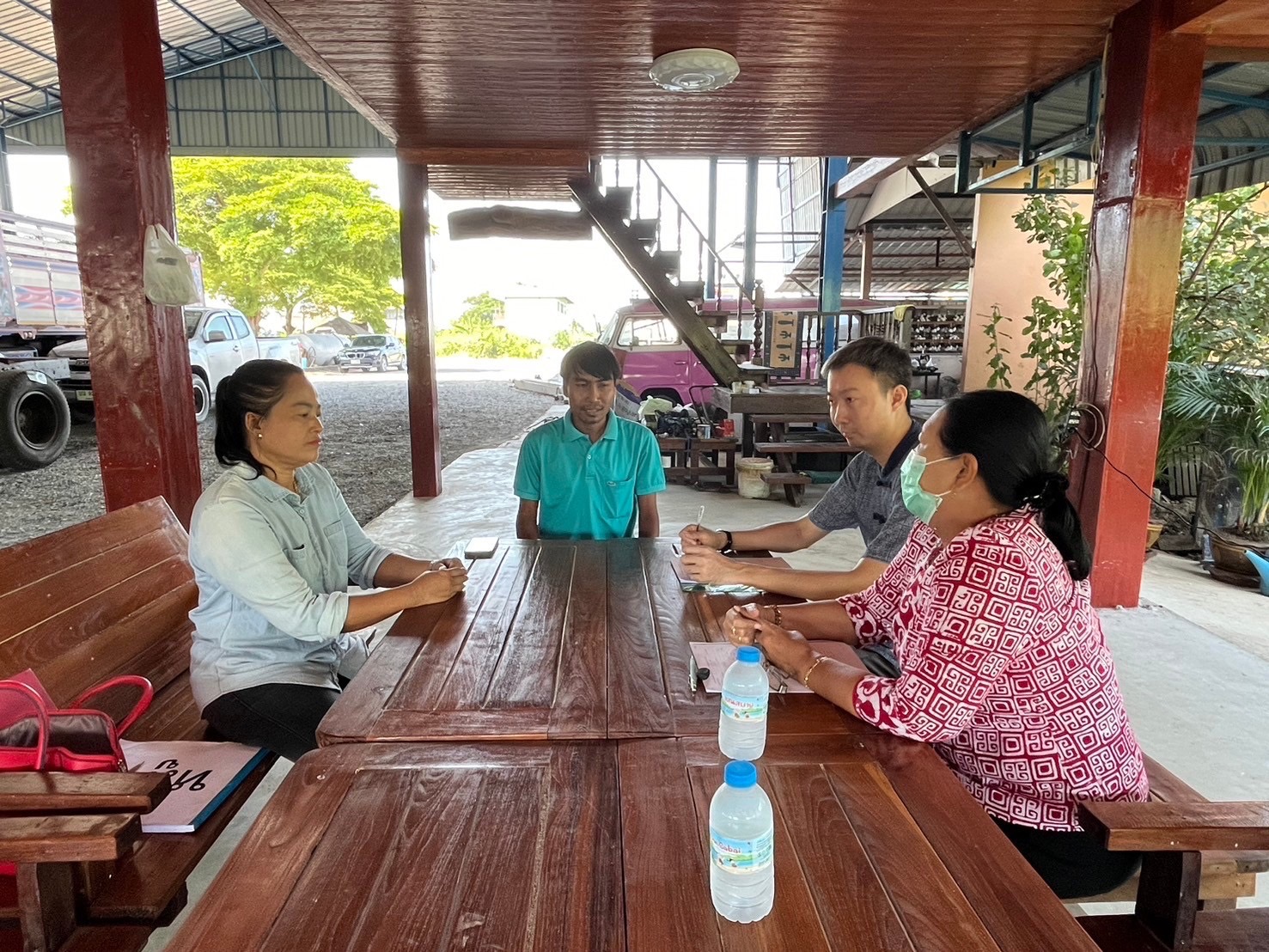 “สพอ.ไทรน้อยลงพื้นที่ติดตามและสนับสนุนการดำเนินงานกองทุนชุมชน“ พฤศจิกายน ๒๕๖๗