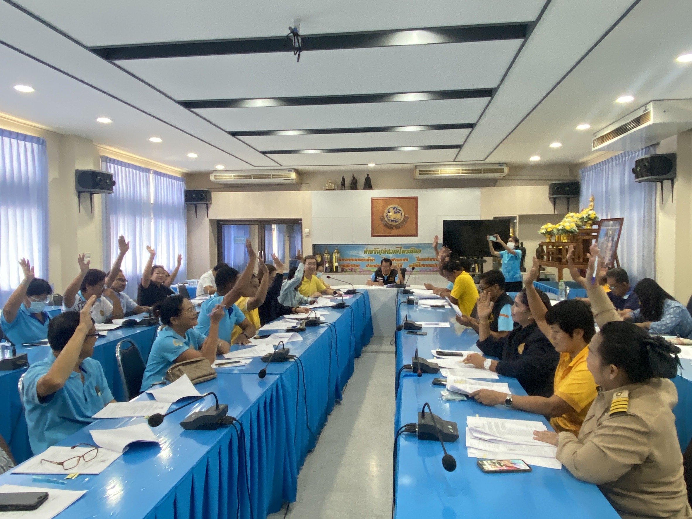 ”สพอ.ไทรน้อยจัดประชุมเครือข่ายกองทุนแม่ของแผ่นดิน ครั้งที่ ๒/๒๕๖๗“