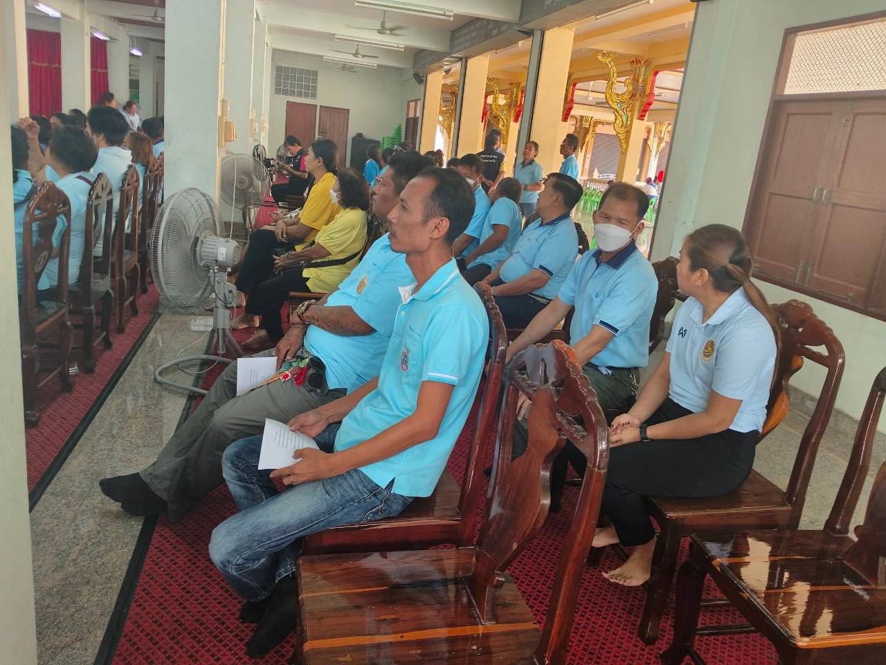 พช.ปากเกร็ดพร้อมเครือข่ายกองทุนแม่ของแผ่นดินอำเภอปากเกร็ดจัดทอดผ้าป่าสามัคคี