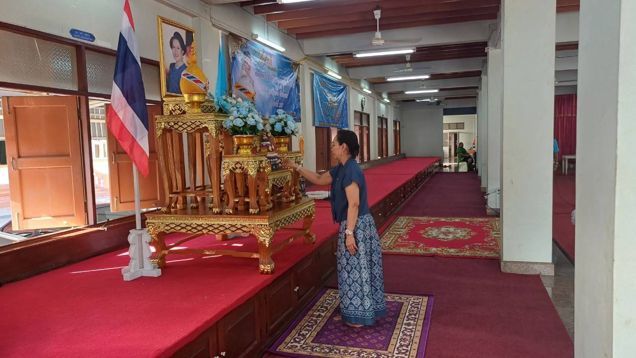 พช.ปากเกร็ดพร้อมเครือข่ายกองทุนแม่ของแผ่นดินอำเภอปากเกร็ดจัดทอดผ้าป่าสามัคคี