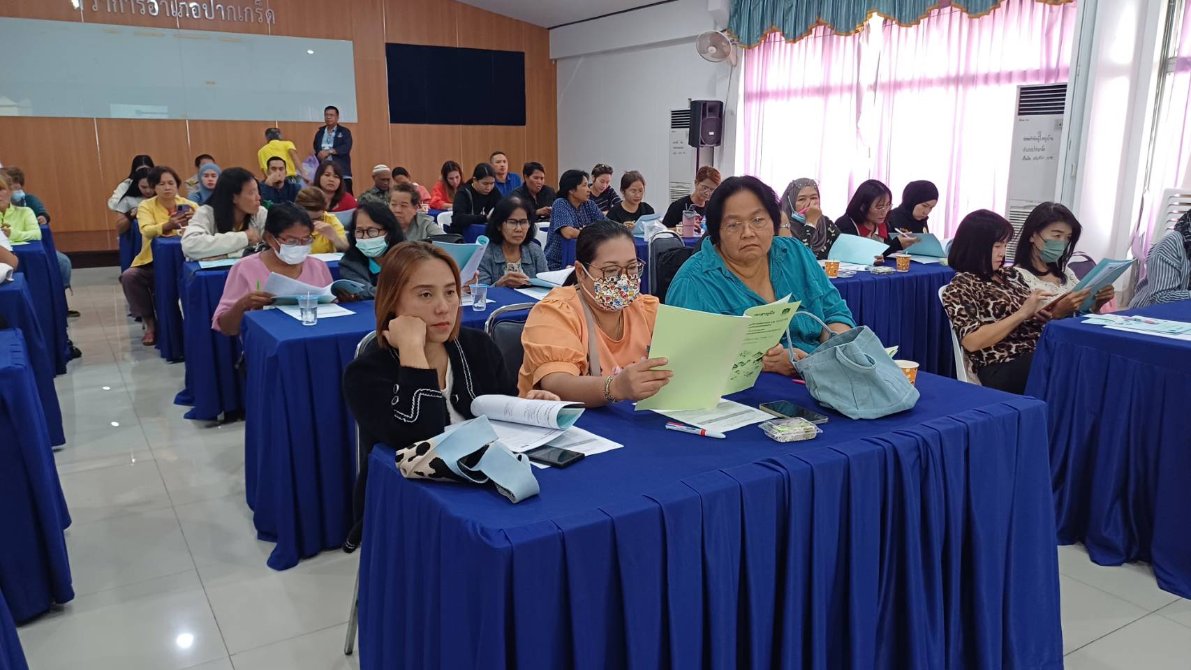 พช.ปากเกร็ดดำเนินการโครงการประชุมเชิงปฏิบัติการผู้จัดเก็บข้อมูล จปฐ. ประจำปี ๒๕๖๘ ด้วยเครื่องมืออิเล็กทรอนิกส์