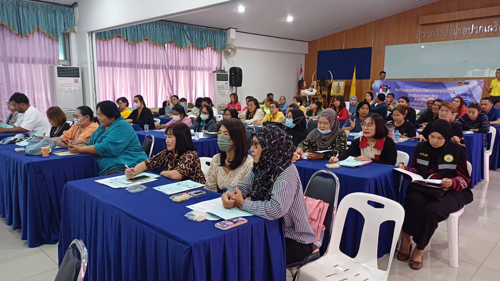 พช.ปากเกร็ดดำเนินการโครงการประชุมเชิงปฏิบัติการผู้จัดเก็บข้อมูล จปฐ. ประจำปี ๒๕๖๘ ด้วยเครื่องมืออิเล็กทรอนิกส์