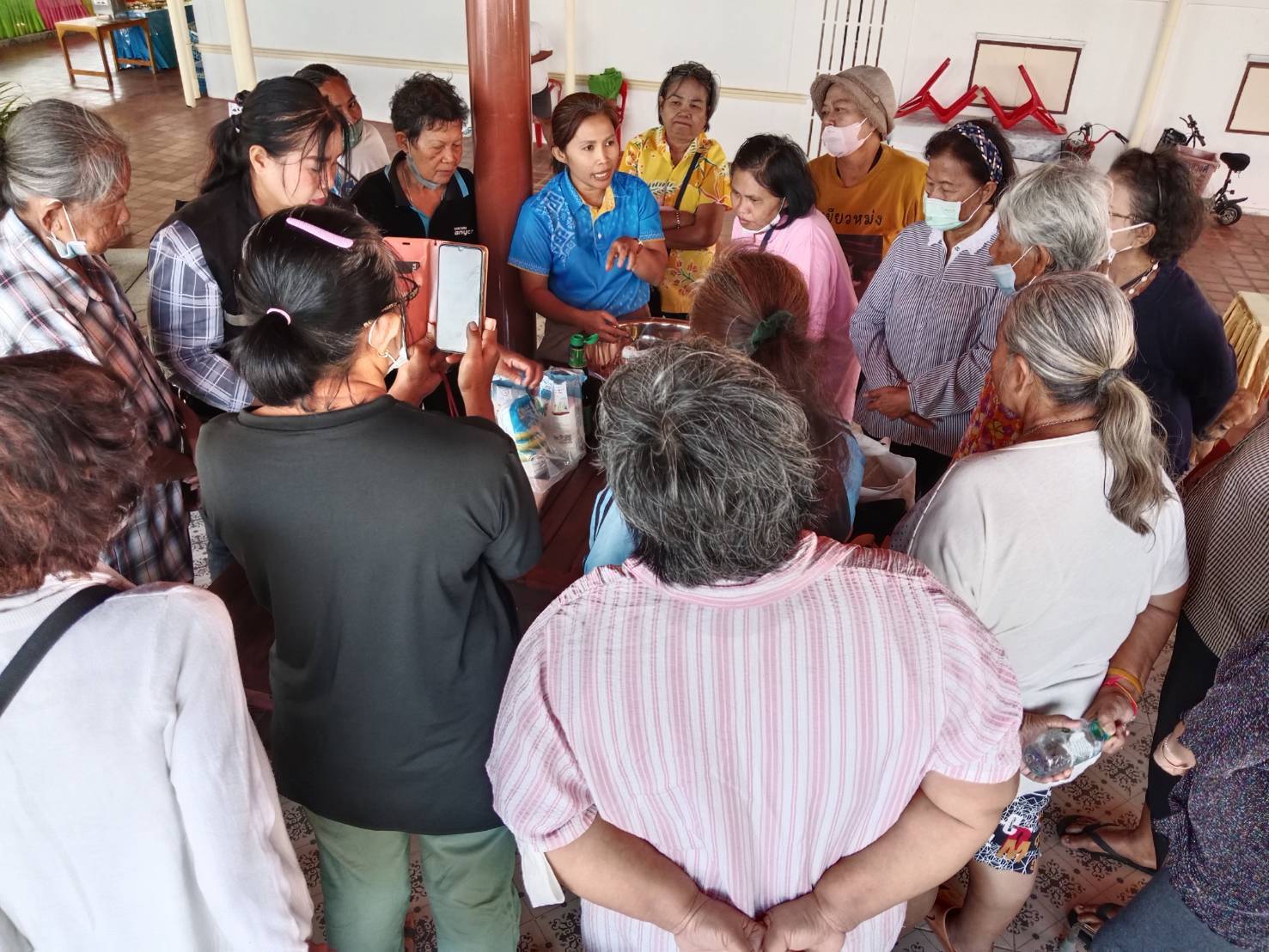 พช.ปากเกร็ด ดำเนินโครงการฝึกอบรมอาชีพครัวเรือนที่มีปัญหาด้านอาชีพและรายได้ ตามแนวทางสัมมาชีพชุมชน