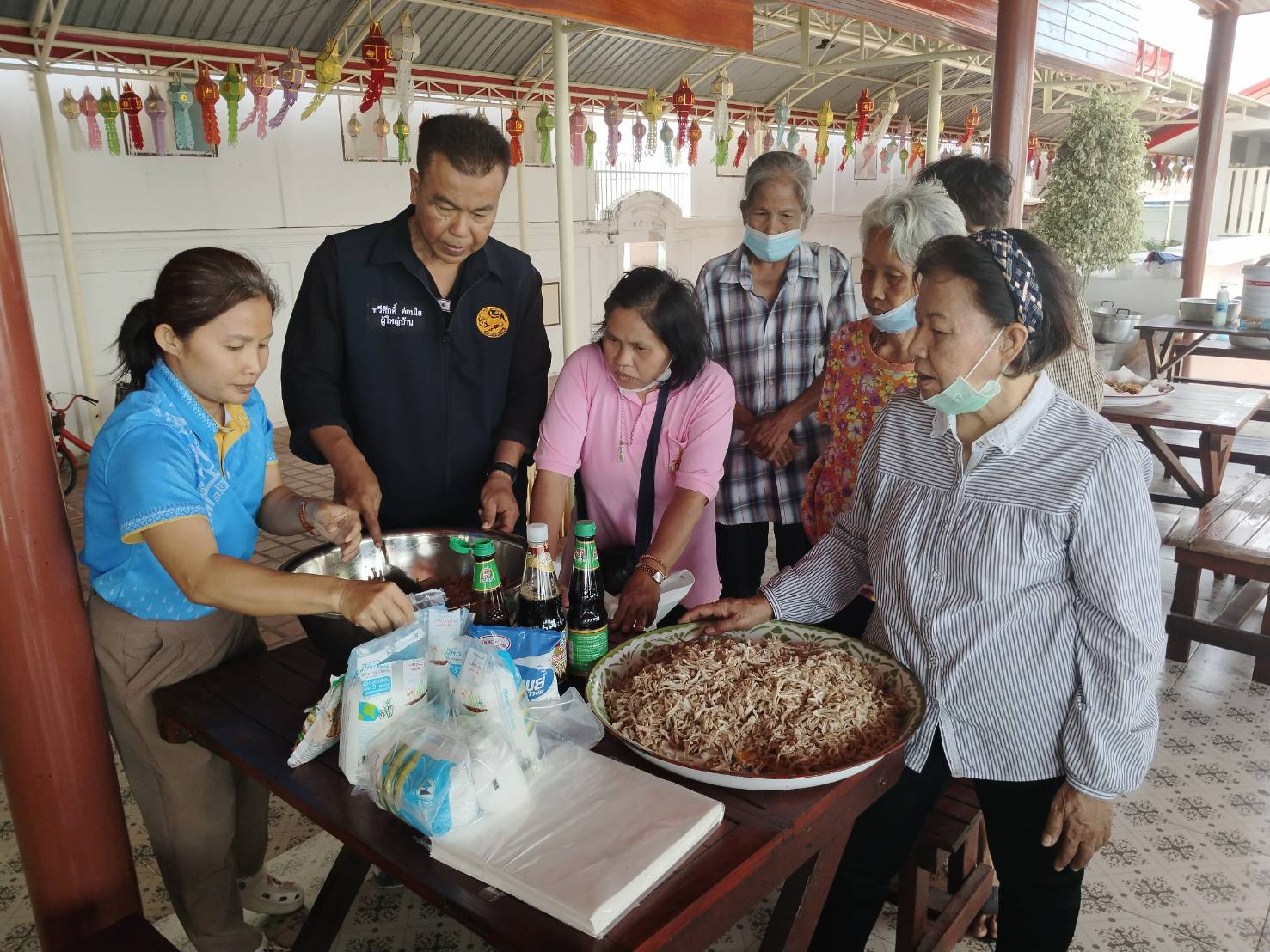 พช.ปากเกร็ด ดำเนินโครงการฝึกอบรมอาชีพครัวเรือนที่มีปัญหาด้านอาชีพและรายได้ ตามแนวทางสัมมาชีพชุมชน