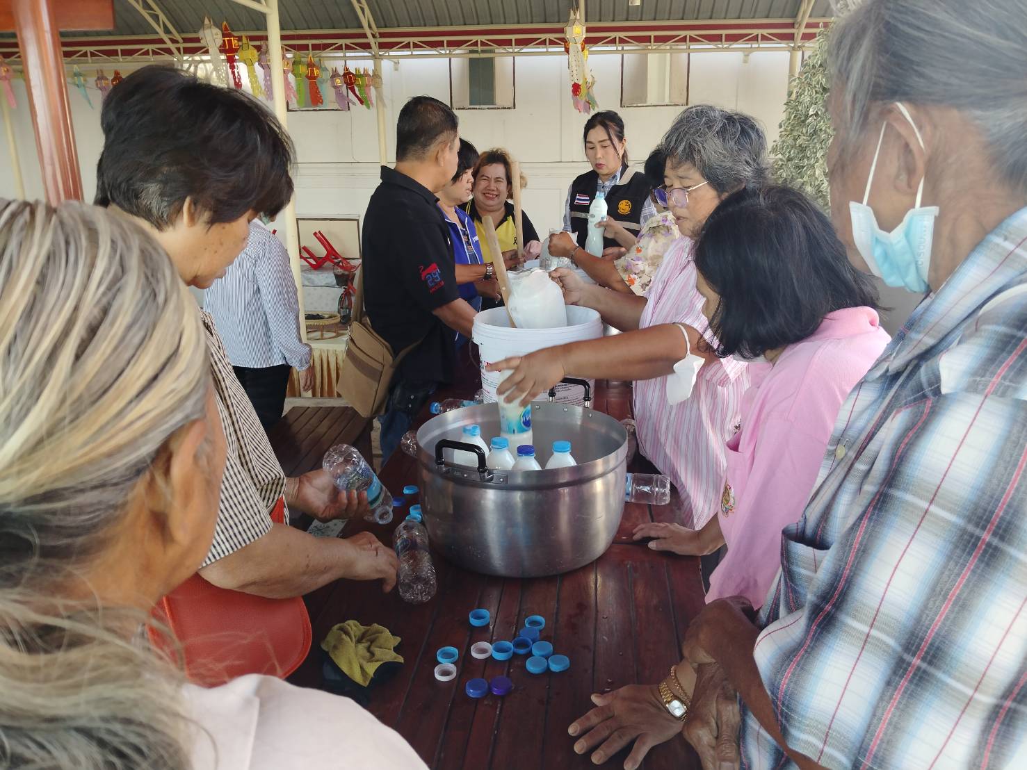 พช.ปากเกร็ด ดำเนินโครงการฝึกอบรมอาชีพครัวเรือนที่มีปัญหาด้านอาชีพและรายได้ ตามแนวทางสัมมาชีพชุมชน