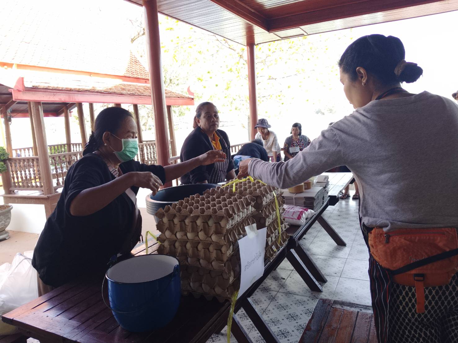 พช.ปากเกร็ด ดำเนินโครงการฝึกอบรมอาชีพครัวเรือนที่มีปัญหาด้านอาชีพและรายได้ ตามแนวทางสัมมาชีพชุมชน