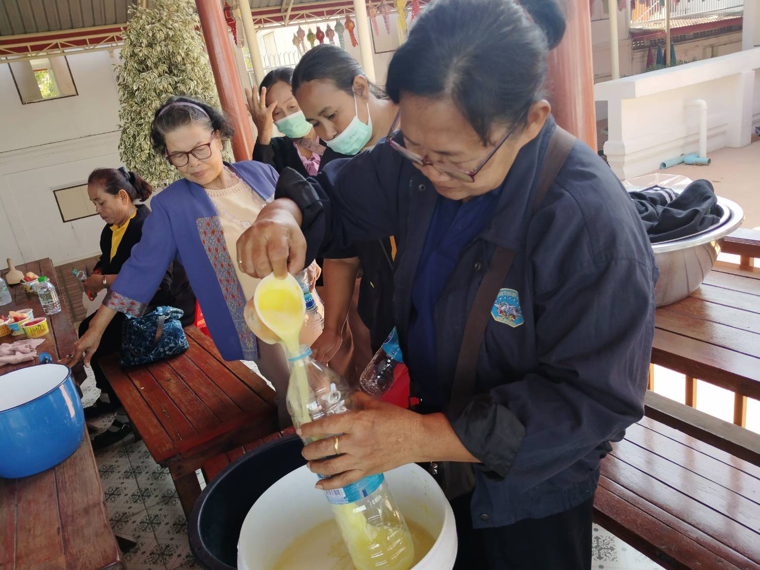 พช.ปากเกร็ด ดำเนินโครงการฝึกอบรมอาชีพครัวเรือนที่มีปัญหาด้านอาชีพและรายได้ ตามแนวทางสัมมาชีพชุมชน