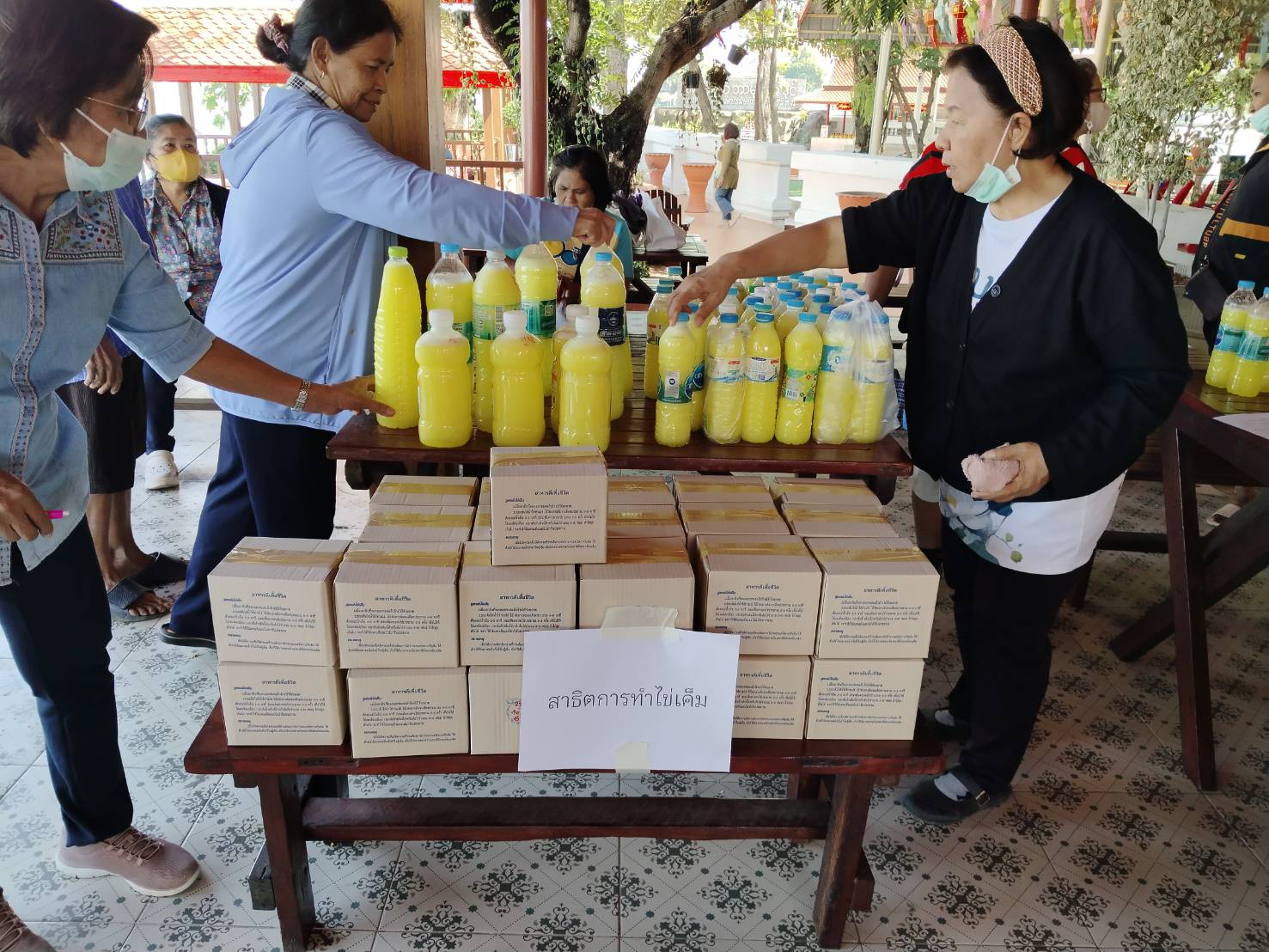 พช.ปากเกร็ด ดำเนินโครงการฝึกอบรมอาชีพครัวเรือนที่มีปัญหาด้านอาชีพและรายได้ ตามแนวทางสัมมาชีพชุมชน