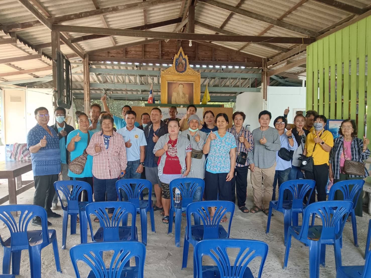 สำนักงานพัฒนาชุมชนอำเภอปากเกร็ด ดำเนินโครงการเตรียมความพร้อมหมู่บ้านแพร่ระบาดยาเสพติดพัฒนาสู่หมู่บ้านต้นกล้ากองทุนแม่ของแผ่นดิน