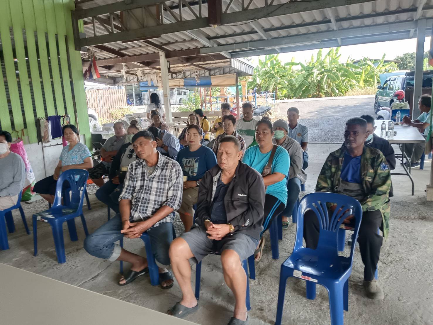 สำนักงานพัฒนาชุมชนอำเภอปากเกร็ด ดำเนินโครงการเตรียมความพร้อมหมู่บ้านแพร่ระบาดยาเสพติดพัฒนาสู่หมู่บ้านต้นกล้ากองทุนแม่ของแผ่นดิน