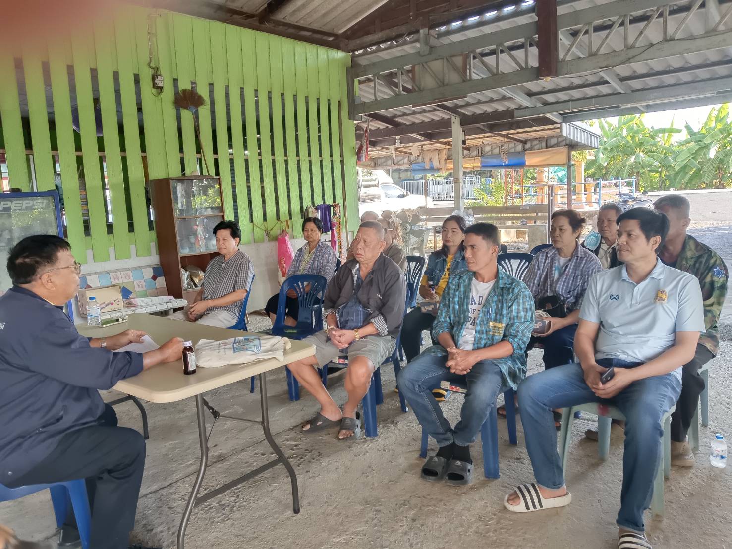 สำนักงานพัฒนาชุมชนอำเภอปากเกร็ด ดำเนินโครงการเตรียมความพร้อมหมู่บ้านแพร่ระบาดยาเสพติดพัฒนาสู่หมู่บ้านต้นกล้ากองทุนแม่ของแผ่นดิน