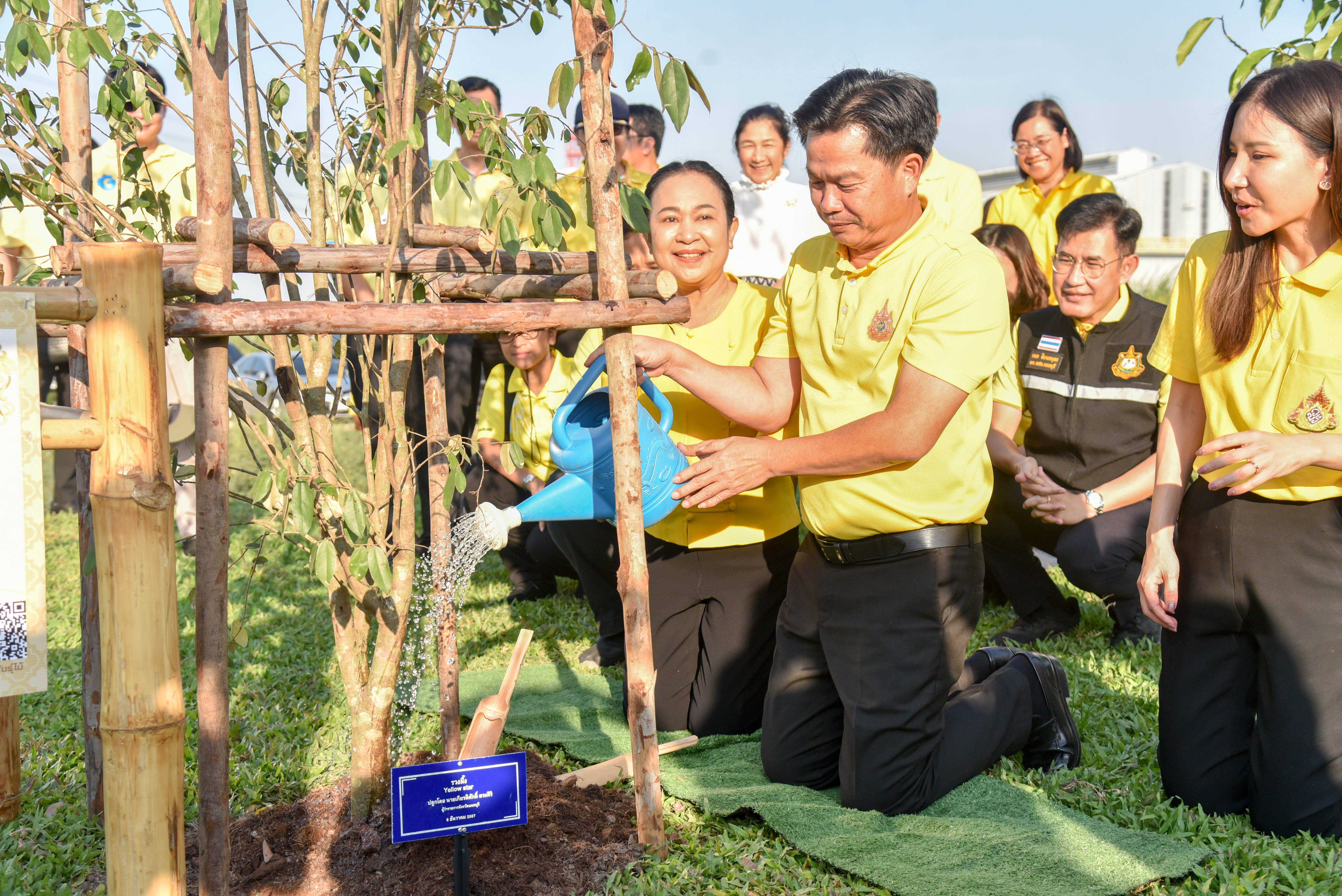 พช.นนทบุรีร่วมกิจกรรมโครงการ การพัฒนาบริหารจัดการน้ำรูปแบบ “โคก หนอง นา โมเดล : การผสมผสานระหว่างวิถีชุมชน และท่อส่งก๊าซธรรมชาติใต้ดิน” เพื่อเฉลิมพระเกียรติพระบาทสมเด็จพระเจ้าอยู่หัว เนื่องในโอกาสมหามงคลเฉลิมพระชนมพรรษา 6 รอบ 28 กรกฎาคม 2567