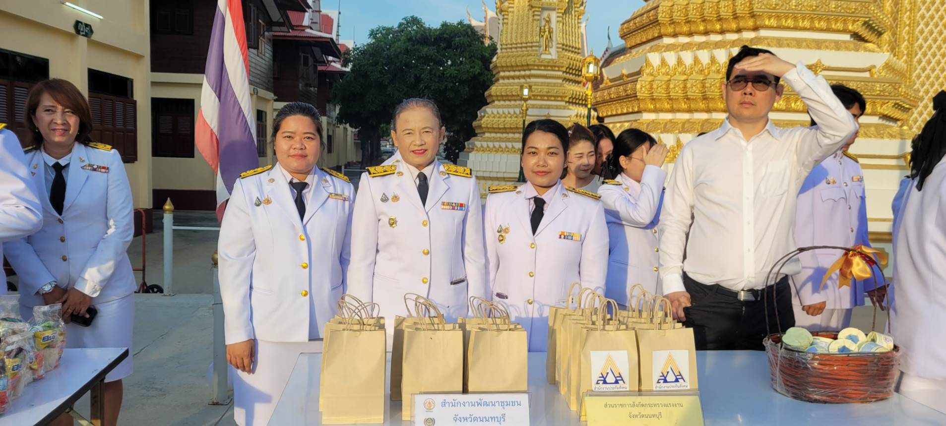 พช.นนท์ร่วมพิธีเจริญพระพุทธมนต์และทำบุญตักบาตรถวายพระราชกุศล เนื่องในวันคล้ายวันประสูติสมเด็จพระเจ้าลูกเธอ เจ้าฟ้าพัชรกิติยาภา นเรนทิราเทพยวดี กรมหลวงราชสาริณีสิริพัชร มหาวัชรราชธิดา