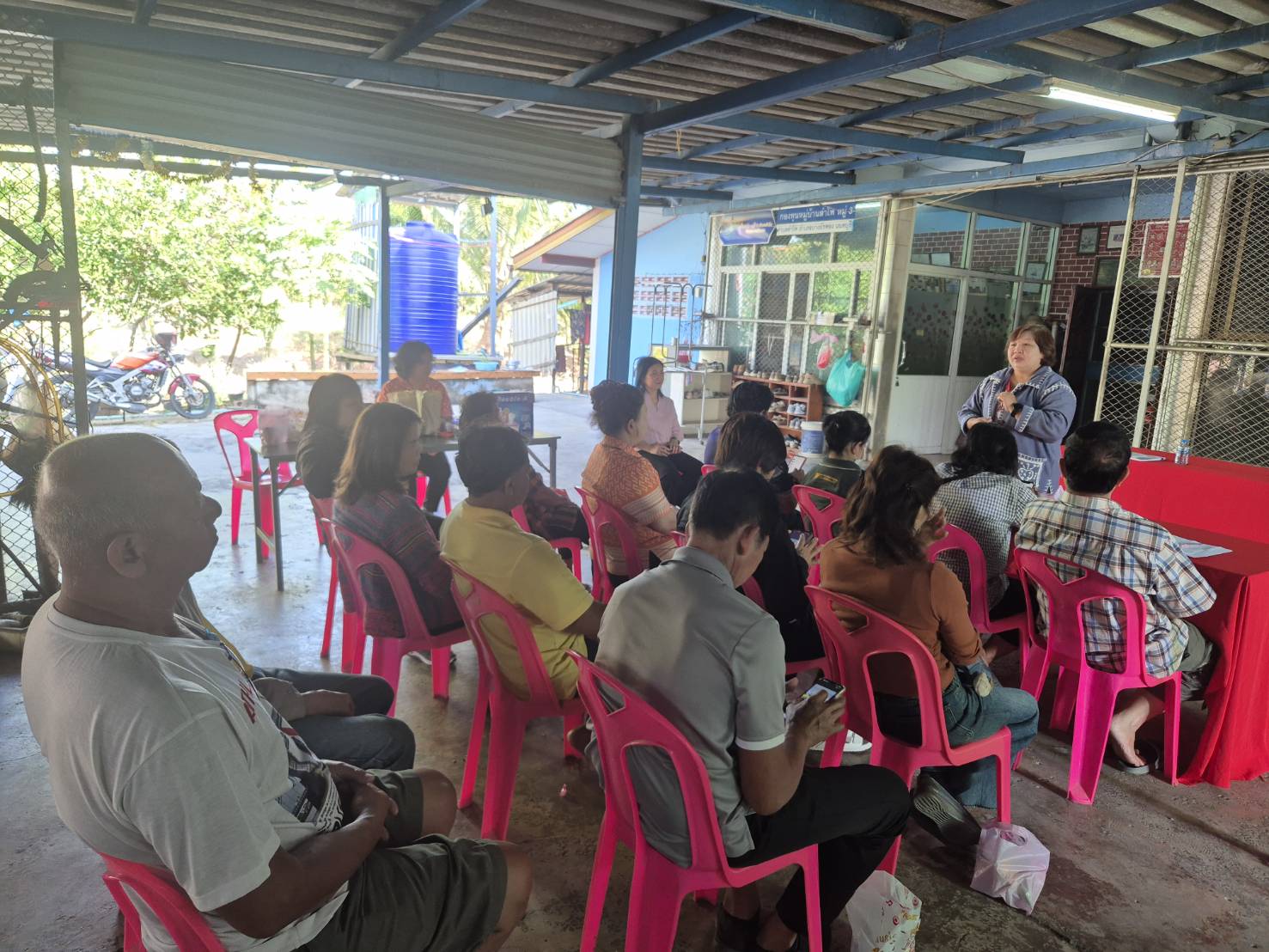 📢พช.บางบัวทอง ดำเนินโครงการพัฒนาศักยภาพศูนย์จัดการกองทุนชุมชน