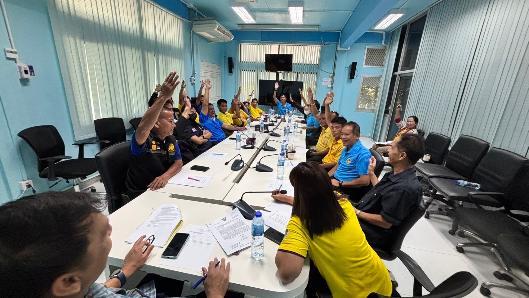 พช.บางกรวย ประชุมคณะกรรมการเครือข่ายกองทุนแม่ของแผ่นดินอำเภอบางกรวย ครั้งที่ 1/2567