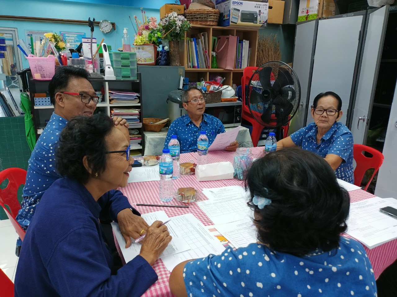 พช.บางกรวย จัดประชุมผู้นำอาสาพัฒนาชุมชน (ผู้นำอช.) ครั้งที่ 1/2568