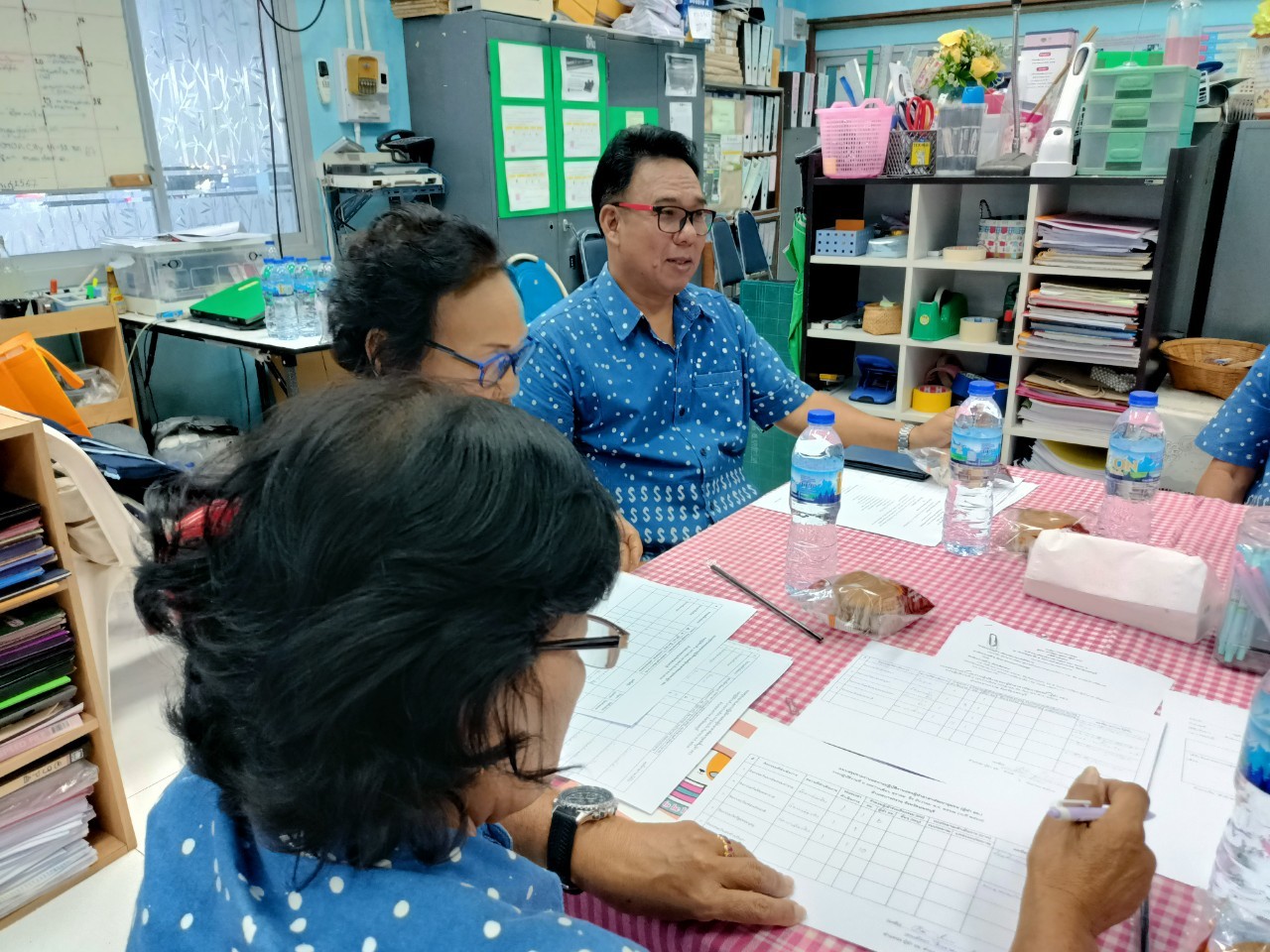 พช.บางกรวย จัดประชุมผู้นำอาสาพัฒนาชุมชน (ผู้นำอช.) ครั้งที่ 1/2568