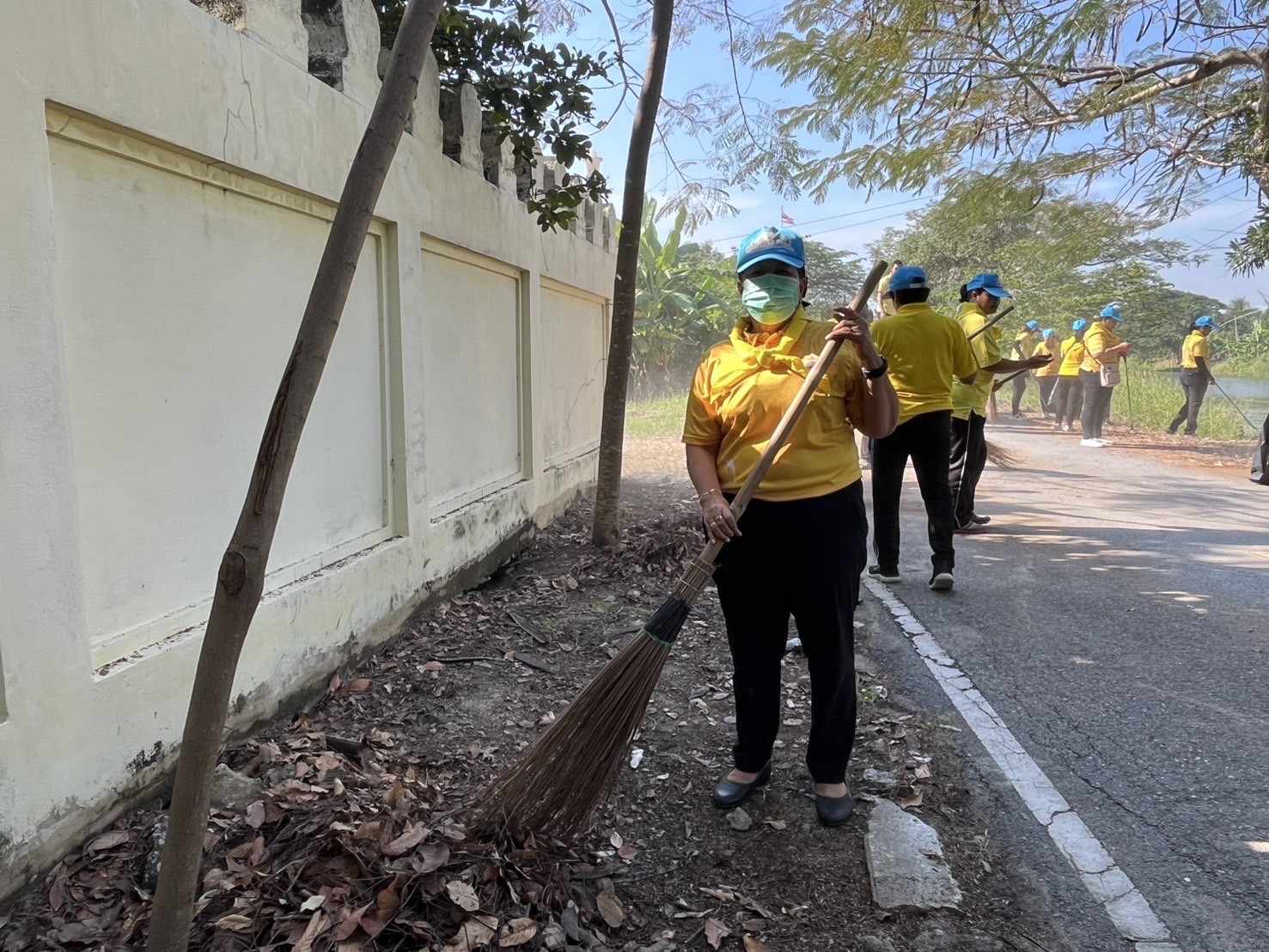 ”สพอ.ไทรน้อยเข้าร่วมกิจกรรมจิตอา ณ วัดคลองเจ้า ตำบลทวีวัฒนา อำเภอไทรน้อย“