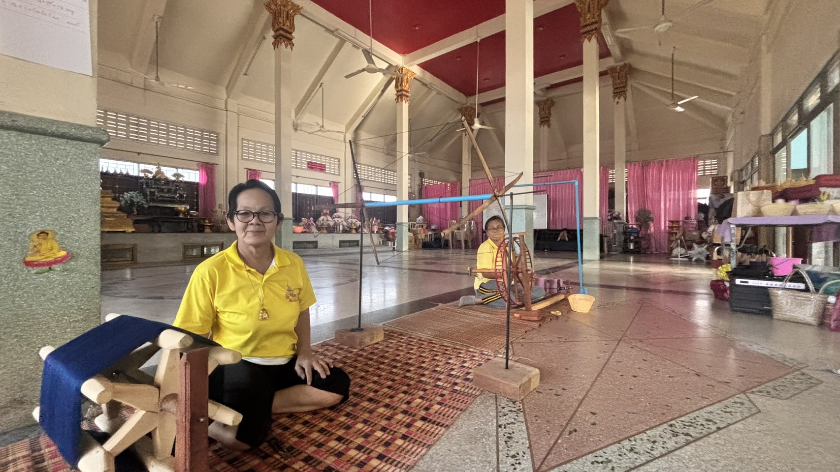 พช.นนท์ลงพื้นที่เยี่ยมเยียนศูนย์ทอผ้าจังหวัดนนทบุรี “กลุ่มรวมใจรักษ์มหาสวัสดิ์”