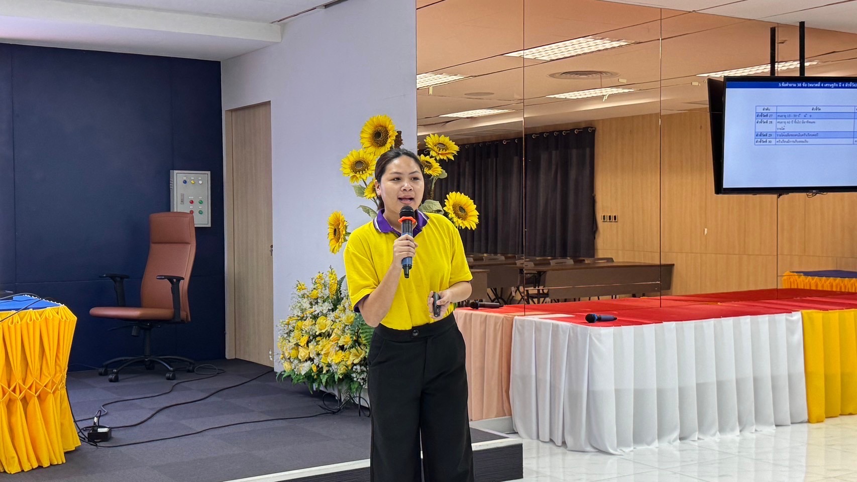 สพอ.เมืองนนทบุรีจัดการประชุมเชิงปฏิบัติการผู้จัดเก็บข้อมูลความจําเป็นพื้นฐาน (จปฐ.) อําเภอเมืองนนทบุรี จังหวัดนนทบุรี ประจําปี 2568 ด้วยเครื่องมืออิเล็กทรอนิกส์