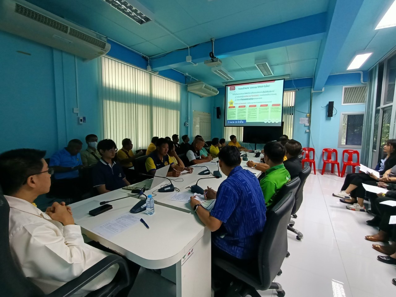 พช.บางกรวย จัดการประชุมเชิงปฏิบัติการส่งเสริมบูรณาการกลไกการขับเคลื่อนการขจัดความยากจนระดับอำเภอ ครั้งที่ 1/2568