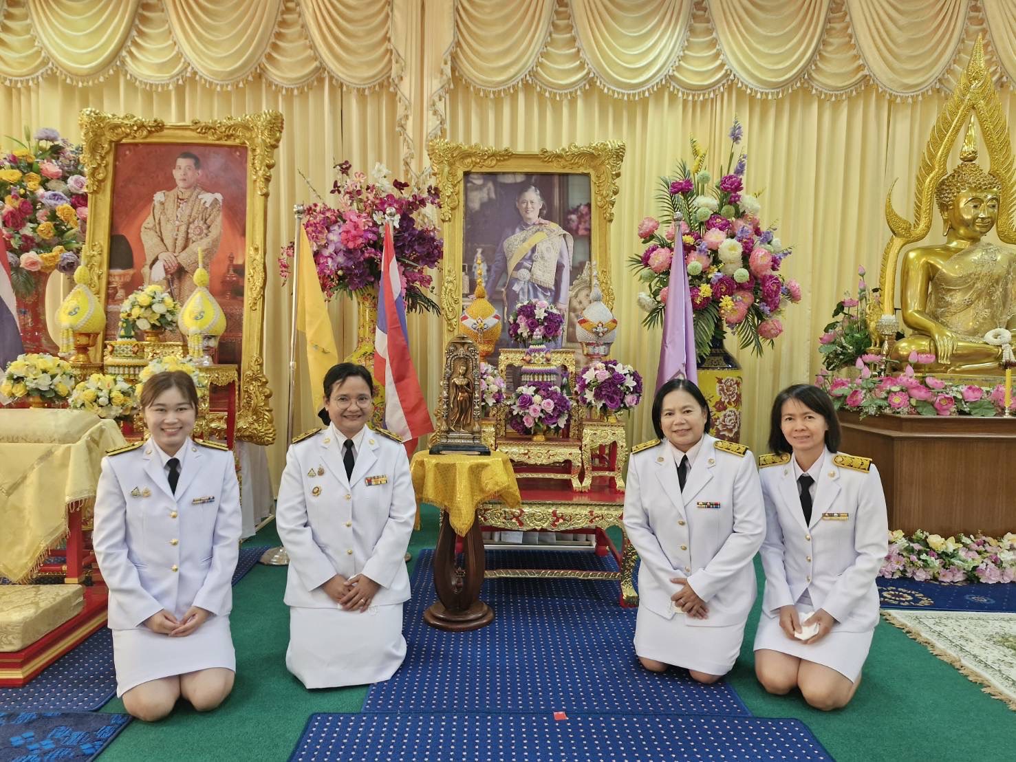 พช.นนทบุรี : ร่วมพิธีเจริญพระพุทธมนต์ เนื่องในโอกาสวันคล้ายวันประสูติเจ้าฟ้าสิริวัณณวรีฯ
