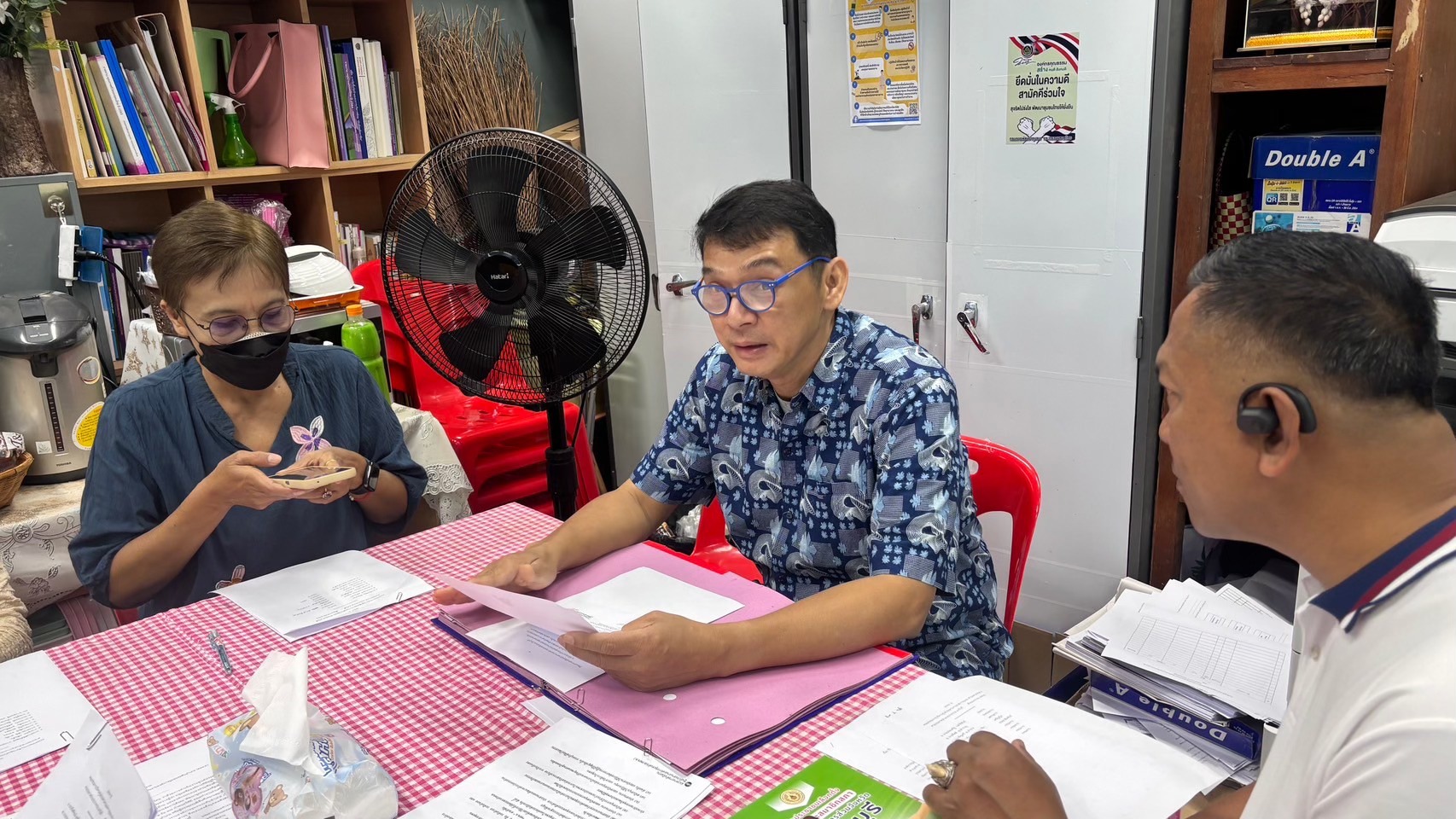 พช.บางกรวย จัดการประชุมคัดเลือกคณะทำงานศูนย์ประสานงานองค์การชุมชนระดับอำเภอ (ศอช.อ.)