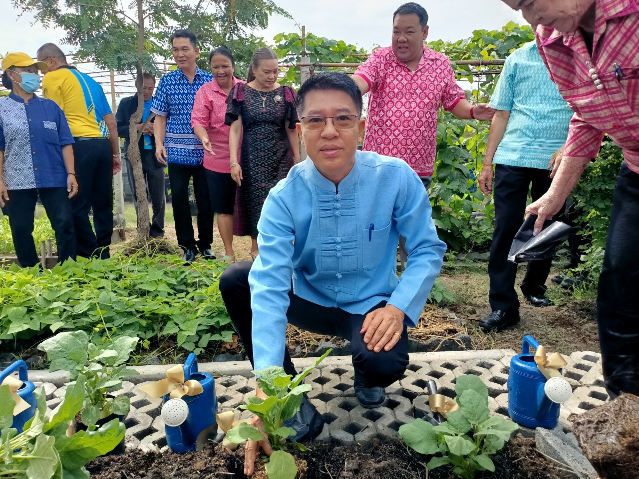 พช.บางกรวย ดำเนินโครงการปลายบาง “สุขภาพดี” ตามวิถีพอเพียง