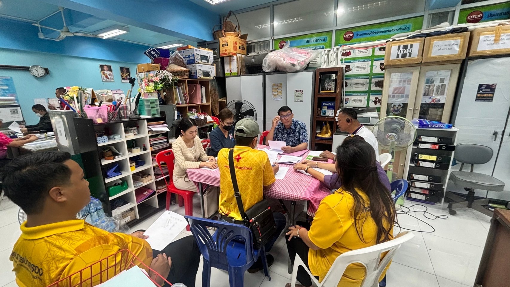 พช.บางกรวย จัดการประชุมคัดเลือกคณะทำงานศูนย์ประสานงานองค์การชุมชนระดับอำเภอ (ศอช.อ.)