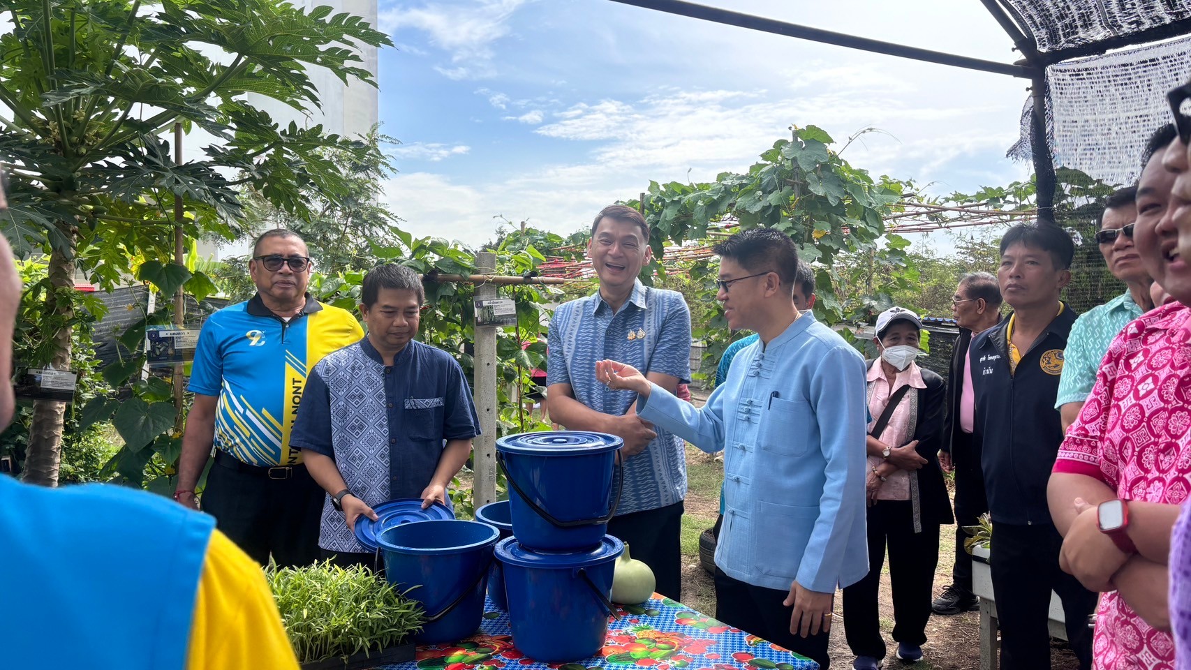 พช.บางกรวย ดำเนินโครงการปลายบาง “สุขภาพดี” ตามวิถีพอเพียง