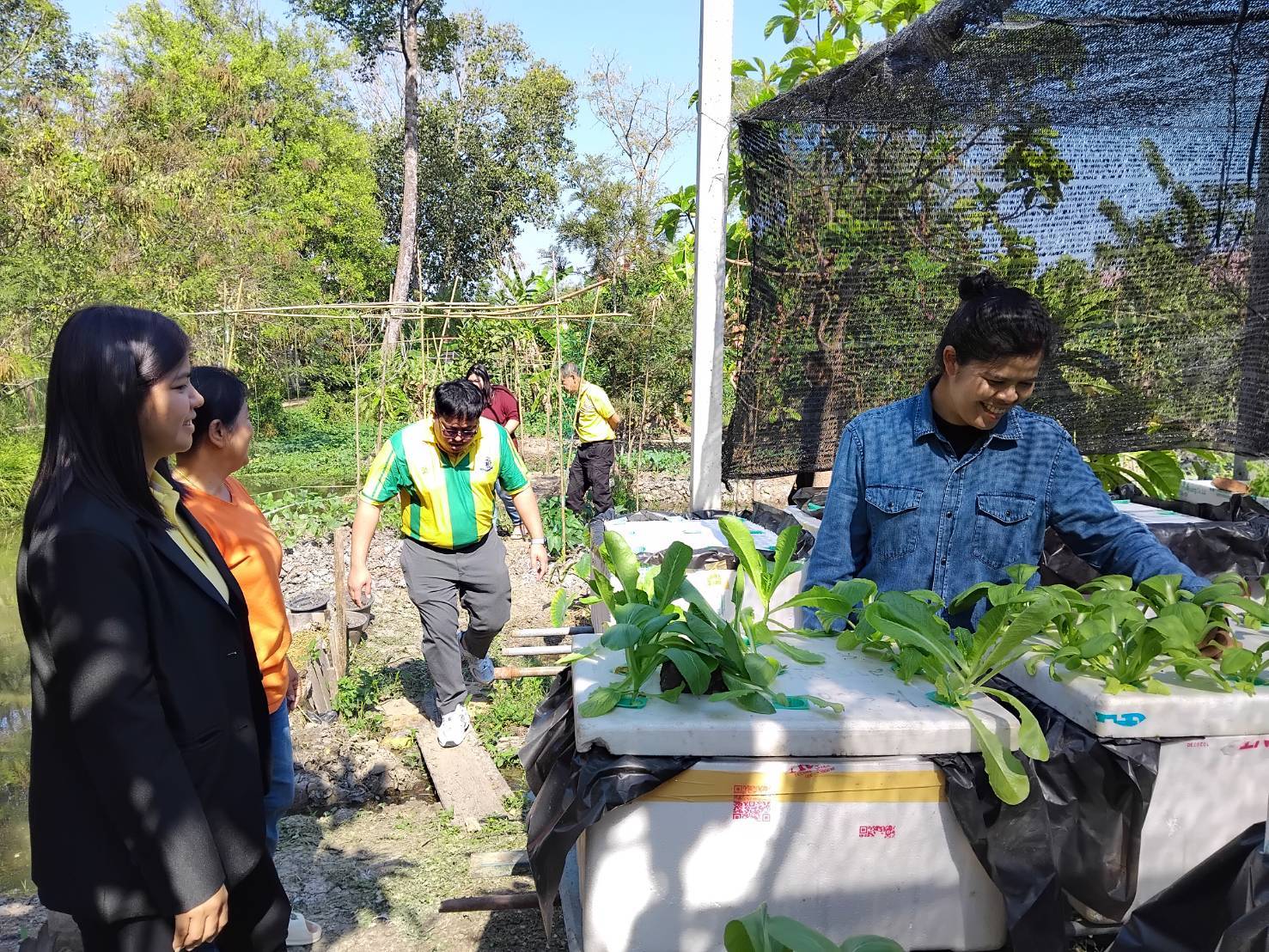 พช.บางกรวย น้อมนำแนวพระราชดำริของสมเด็จพระกนิษฐาธิราชเจ้า กรมสมเด็จพระเทพรัตนราชสุดาฯ สยามบรมราชกุมารี สู่แผนปฏิบัติการ ๙๐ วัน ปลูกผักสวนครัวเพื่อสร้างความมั่นคงทางอาหาร