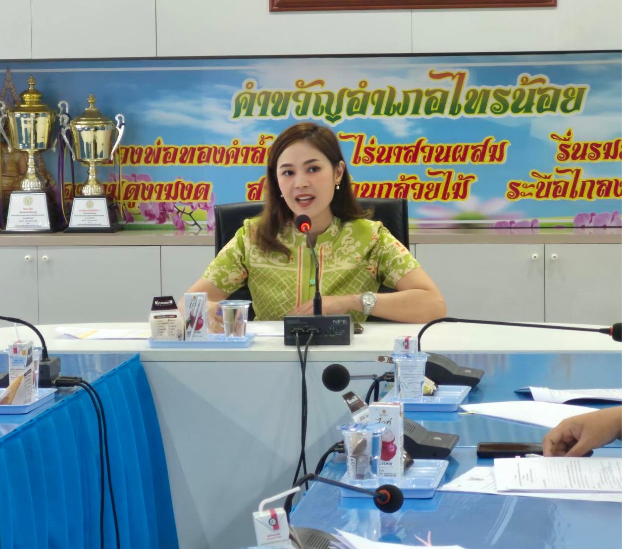 “สพอ.ไทรน้อยจัดประชุมคณะอนุกรรมการกลั่นกรองและติดตามการดำเนินงานกองทุนพัฒนาบทบาทสตรีอำเภอ (อกส.อ.) อำเภอไทรน้อยครั้งที่ ๒/๒๕๖๘ ”