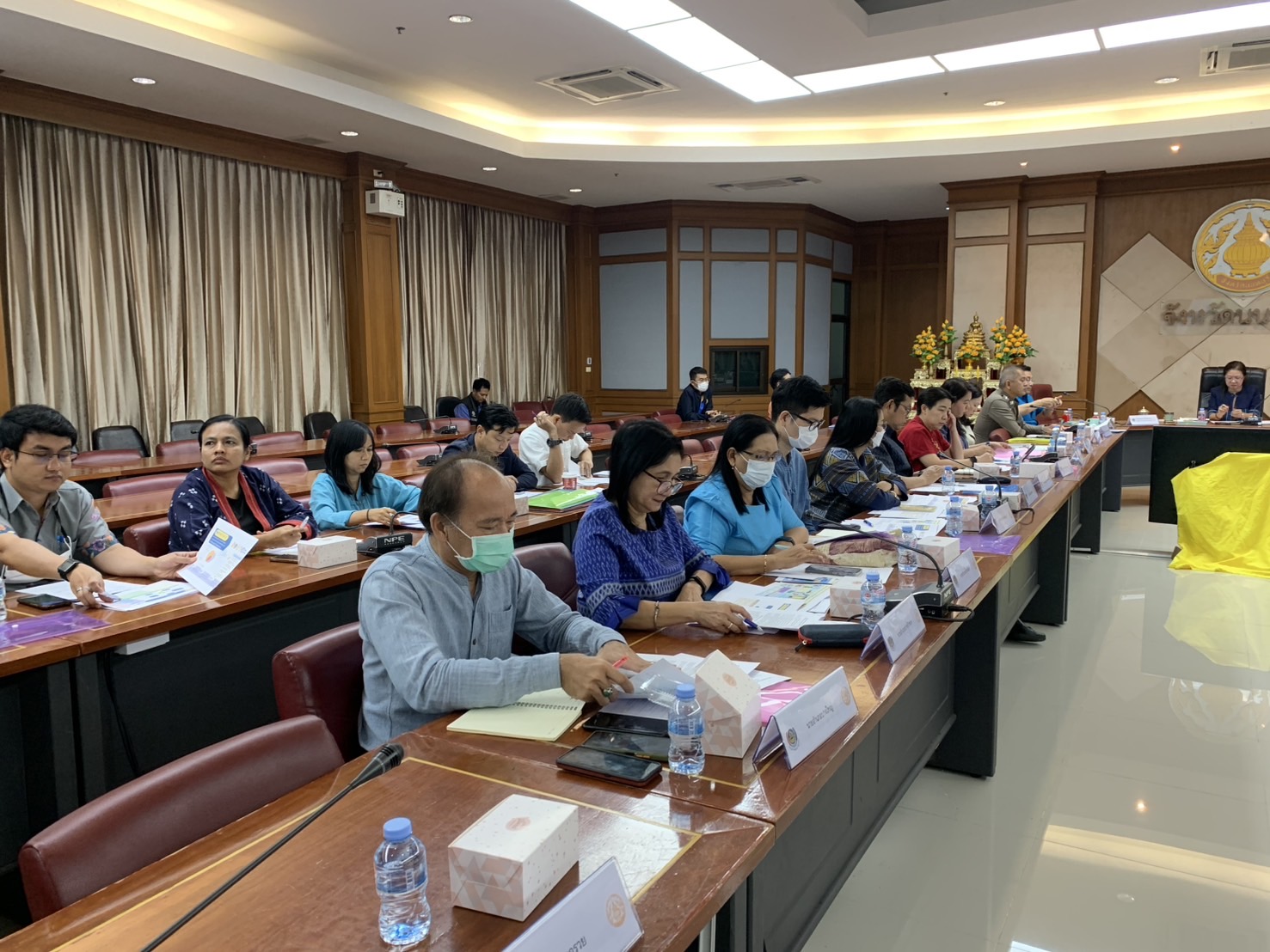 พช.นนทบุรีดำเนินการประชุมเชิงปฏิบัติการส่งเสริมการบูรณาการกลไกการขับเคลื่อนการขจัดความยากจน ระดับจังหวัด