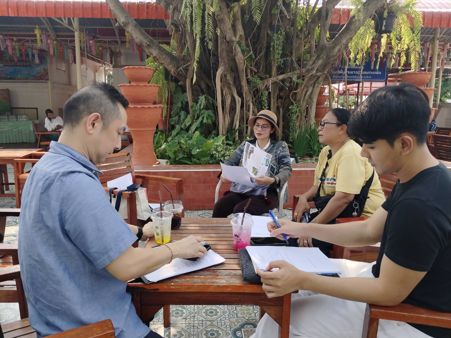 🏡สพอ.ปากเกร็ด ร่วมหารือเพื่อดำเนินโครงการส่งเสริมและพัฒนาหมู่บ้าน/ชุมชนท่องเที่ยวอย่างยั่งยืน