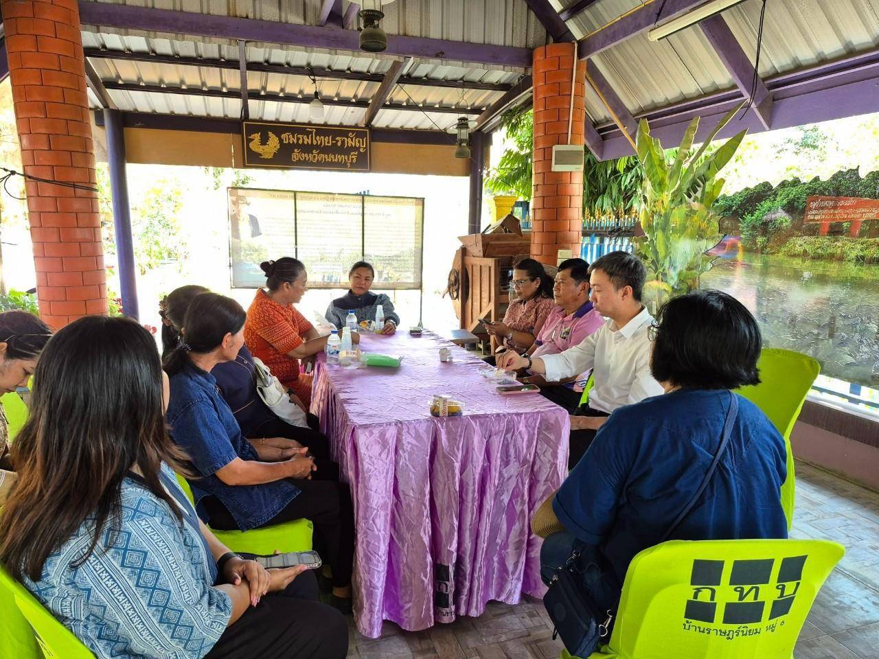 ผู้ตรวจราชการกรมการพัฒนาชุมชน ลงพื้นที่ตรวจราชการในพื้นที่จังหวัดนนทบุรี