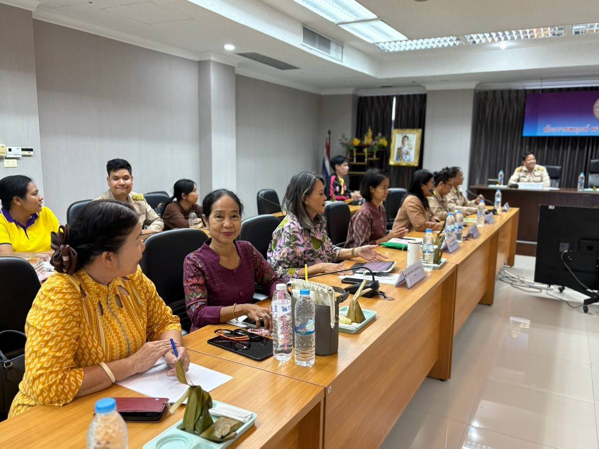 พช.นนทบุรี ร่วมประชุมคณะกรรมการพัฒนาสตรีจังหวัด (กพสจ.) จังหวัดนนทบุรี ครั้งที่ 1/2568