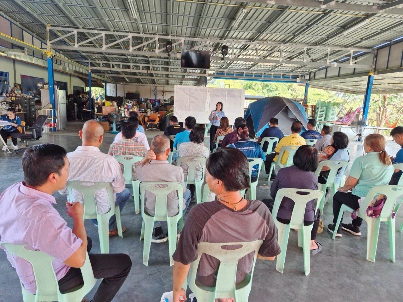 พช.บางบัวทอง ดำเนินโครงการประชุมเชิงปฏิบัติการจัดทำแผนพัฒนาตำบล