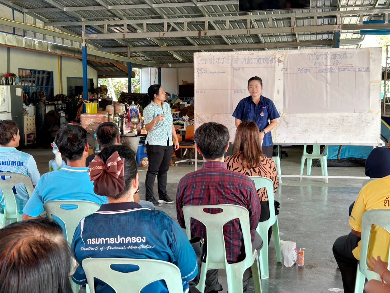 พช.บางบัวทอง ดำเนินโครงการประชุมเชิงปฏิบัติการจัดทำแผนพัฒนาตำบล
