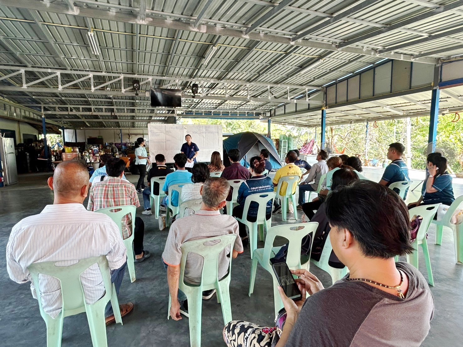 พช.บางบัวทอง ดำเนินโครงการประชุมเชิงปฏิบัติการจัดทำแผนพัฒนาตำบล