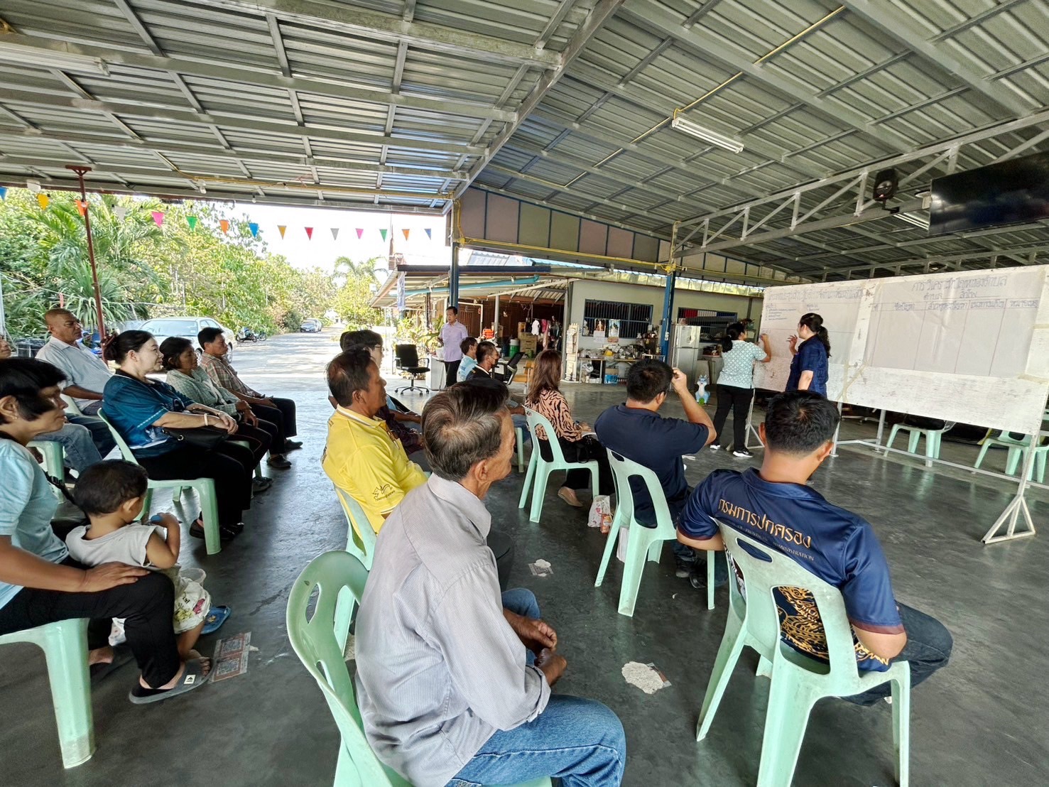 พช.บางบัวทอง ดำเนินโครงการประชุมเชิงปฏิบัติการจัดทำแผนพัฒนาตำบล