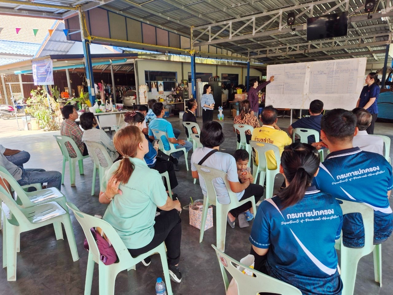 พช.บางบัวทอง ดำเนินโครงการประชุมเชิงปฏิบัติการจัดทำแผนพัฒนาตำบล