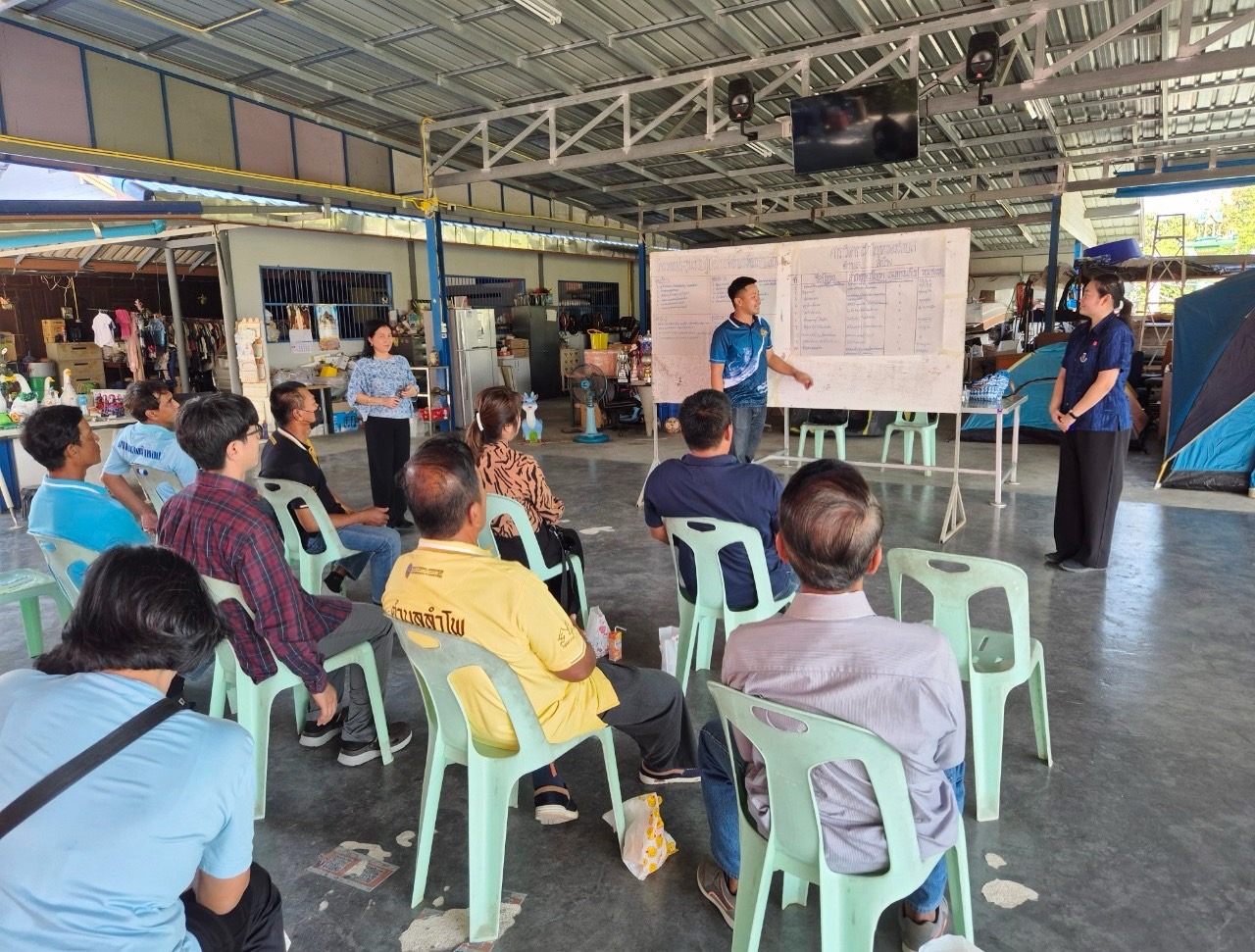 พช.บางบัวทอง ดำเนินโครงการประชุมเชิงปฏิบัติการจัดทำแผนพัฒนาตำบล