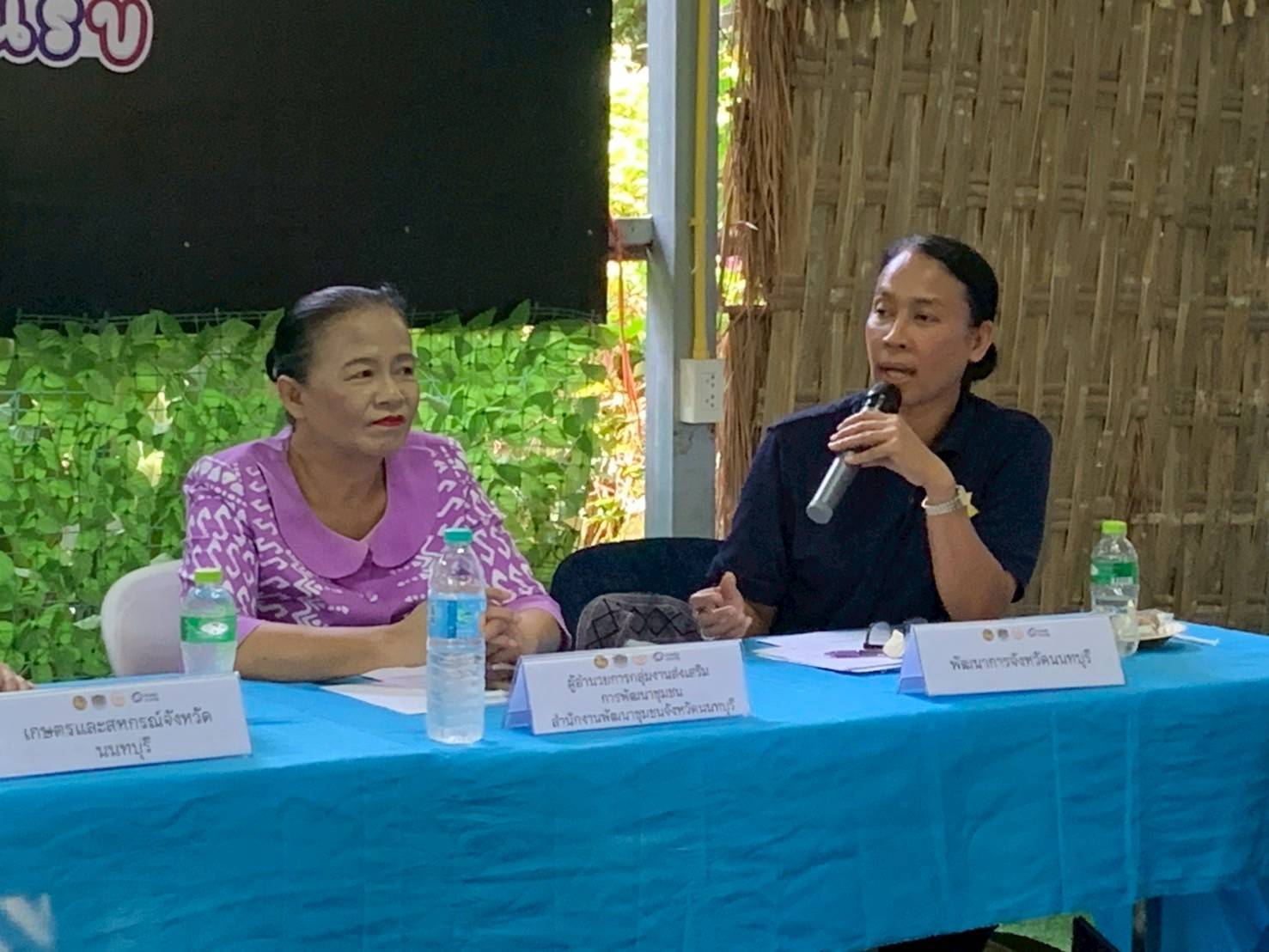 พช.นนท์ ประชุมขับเคลื่อนการพัฒนาเศรษฐกิจฐานรากและประชารัฐ