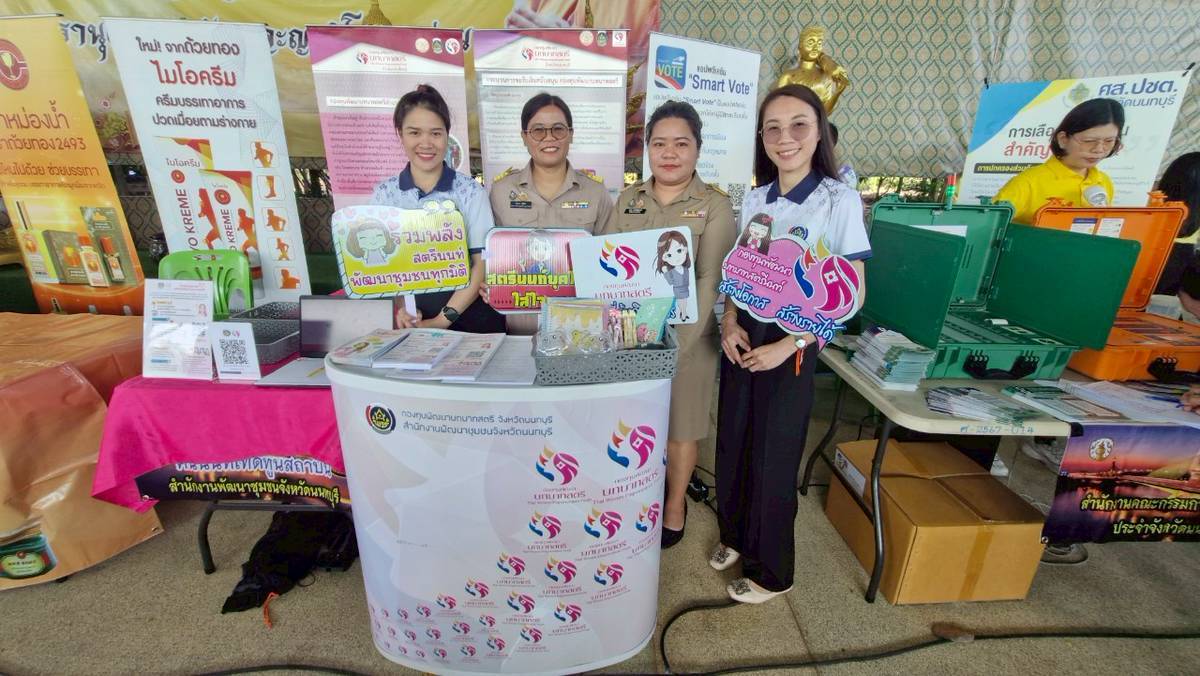 ✨️✨️สำนักงานพัฒนาชุมชนจังหวัดนนทบุรี และสำนักงานพัฒนาชุมชนอำเภอบางใหญ่ ร่วมโครงการ “หน่วยบำบัดทุกข์ บำรุงสุข สร้างร้อยยิ้มให้ประชาชน” จังหวัดนนทบุรี ประจำปี พ.ศ. 2568 (จังหวัดเ คลื่อนที่)