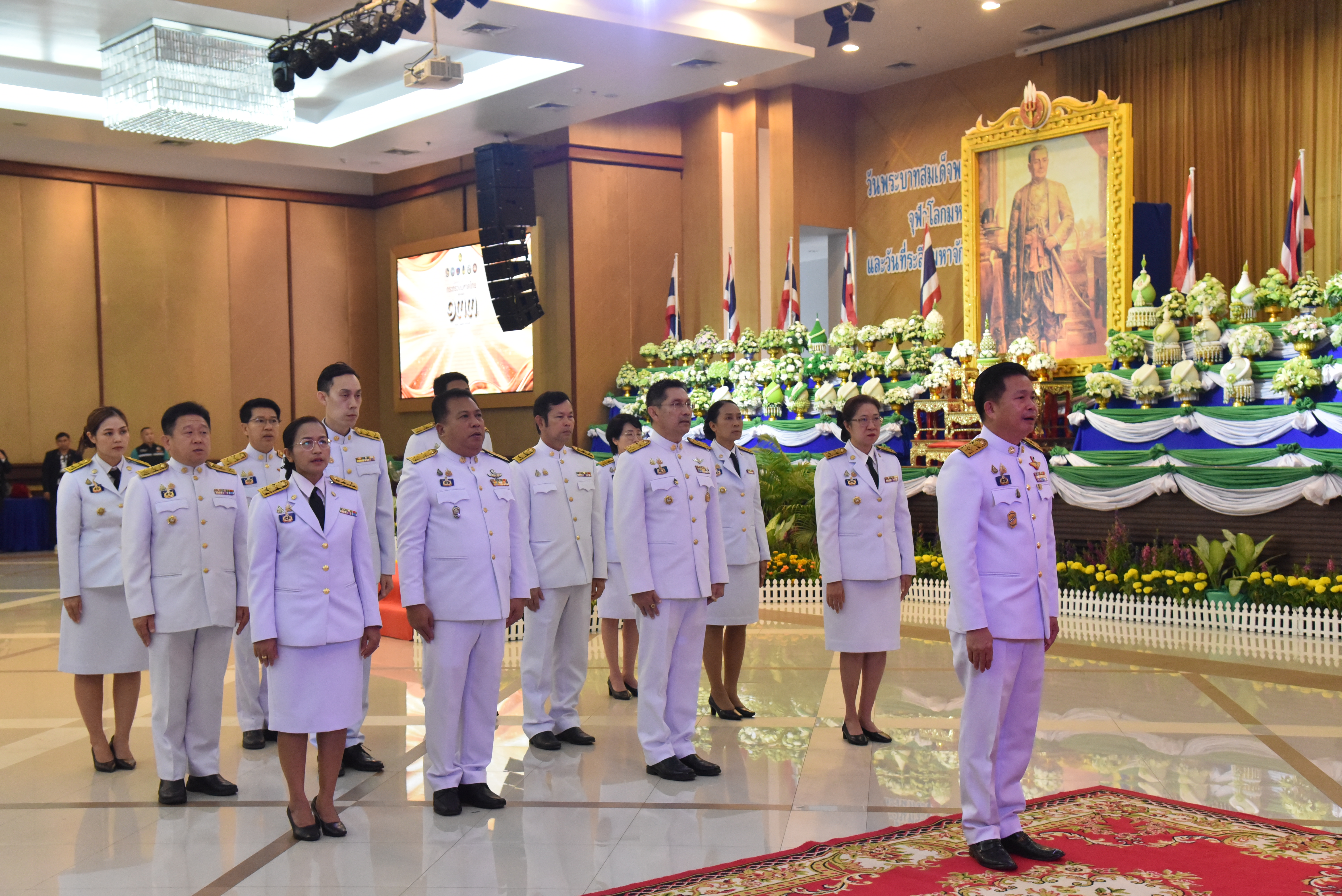 จังหวัดนนทบุรีจัดพิธีรับเหรียญที่ระลึกพระราชทานฯ เนื่องในวันข้าราชการพลเรือนและวันคล้ายวันสถาปนากระทรวงมหาดไทย ครบรอบ 133 ปี วันที่ 1 เมษายน 2568