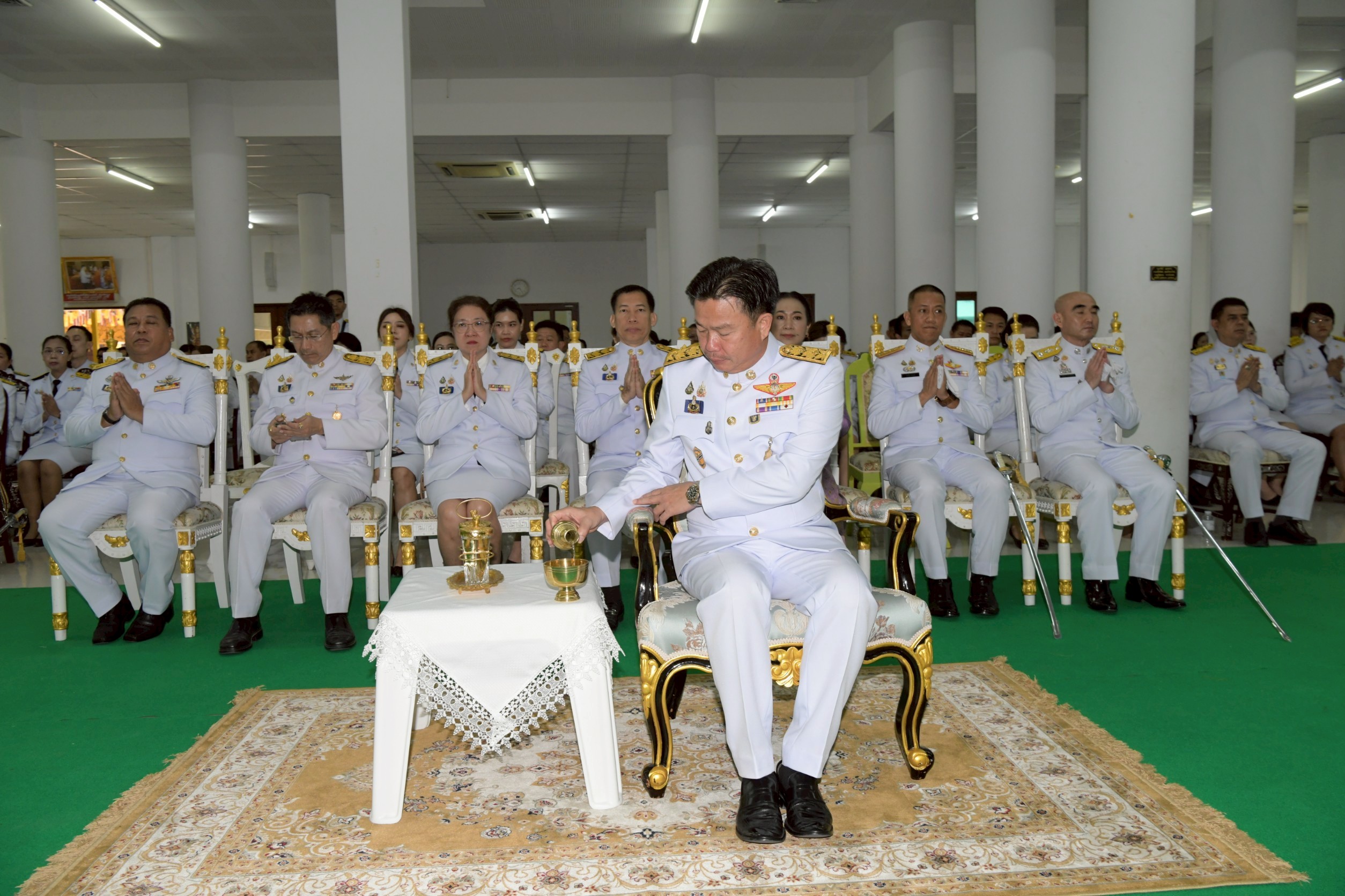 จังหวัดนนทบุรีจัดพิธีทอดผ้าป่าสมทบกองทุนพัฒนาเด็กชนบท ในพระราชูปถัมภ์สมเด็จพระเทพรัตนราชสุดาฯ สยามบรมราชกุมารี
